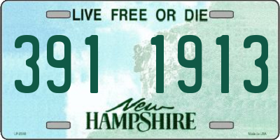NH license plate 3911913