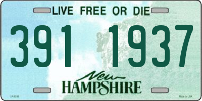 NH license plate 3911937