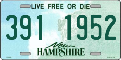 NH license plate 3911952