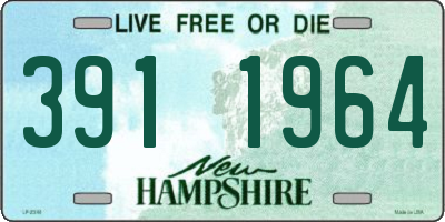 NH license plate 3911964