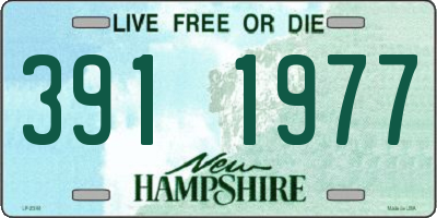 NH license plate 3911977