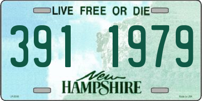 NH license plate 3911979