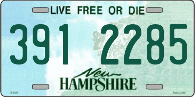 NH license plate 3912285