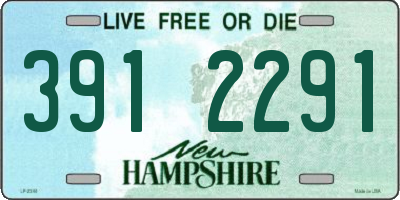 NH license plate 3912291