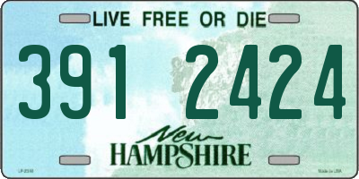 NH license plate 3912424