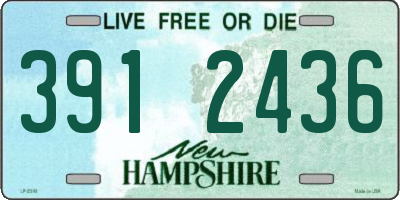 NH license plate 3912436