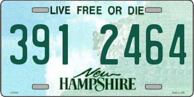 NH license plate 3912464