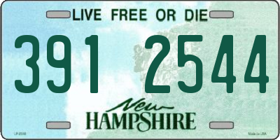 NH license plate 3912544