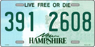 NH license plate 3912608
