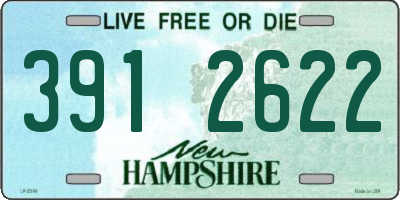 NH license plate 3912622