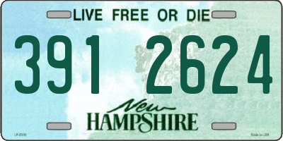 NH license plate 3912624