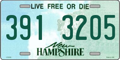 NH license plate 3913205