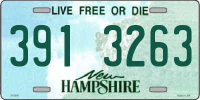 NH license plate 3913263