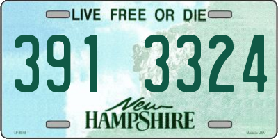 NH license plate 3913324