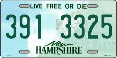 NH license plate 3913325