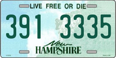 NH license plate 3913335