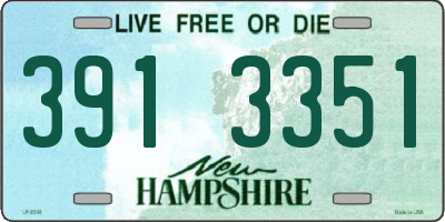 NH license plate 3913351