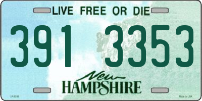 NH license plate 3913353