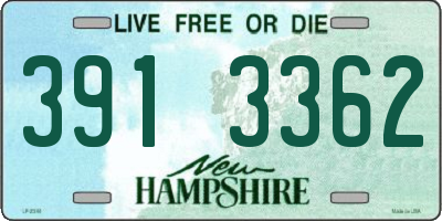 NH license plate 3913362