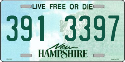 NH license plate 3913397