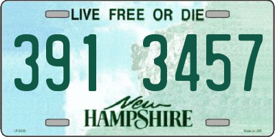 NH license plate 3913457