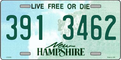 NH license plate 3913462