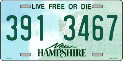 NH license plate 3913467