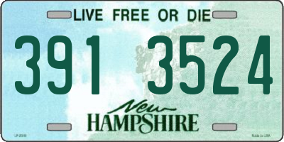 NH license plate 3913524