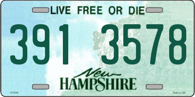 NH license plate 3913578