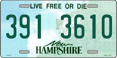 NH license plate 3913610