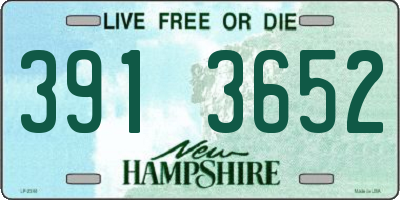 NH license plate 3913652