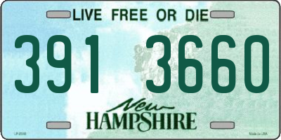 NH license plate 3913660