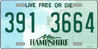 NH license plate 3913664