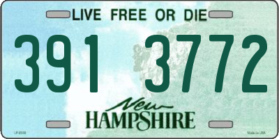 NH license plate 3913772