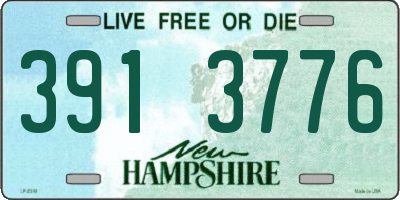 NH license plate 3913776