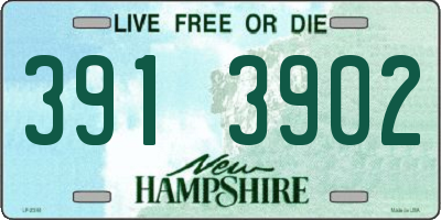 NH license plate 3913902