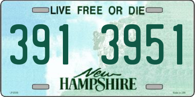 NH license plate 3913951
