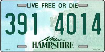 NH license plate 3914014