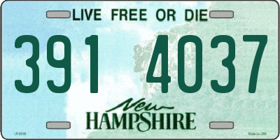 NH license plate 3914037