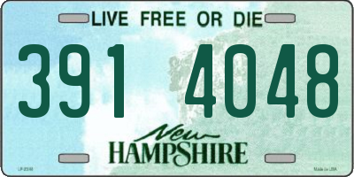 NH license plate 3914048