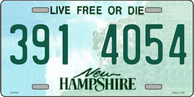 NH license plate 3914054
