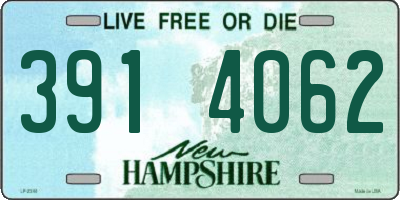 NH license plate 3914062