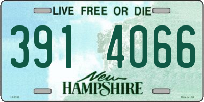 NH license plate 3914066
