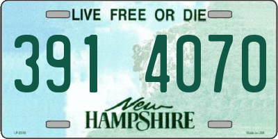 NH license plate 3914070