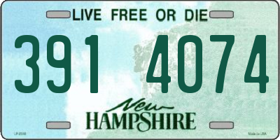 NH license plate 3914074