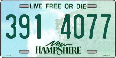 NH license plate 3914077