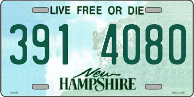 NH license plate 3914080