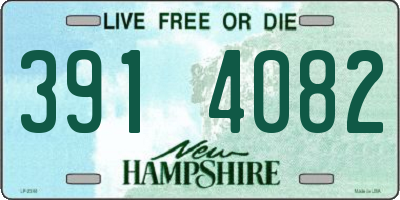 NH license plate 3914082