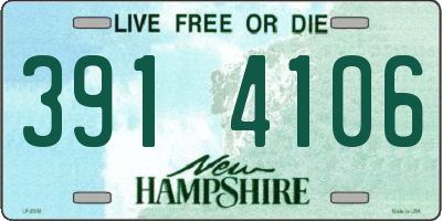 NH license plate 3914106