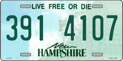 NH license plate 3914107